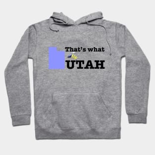 blue utah Hoodie